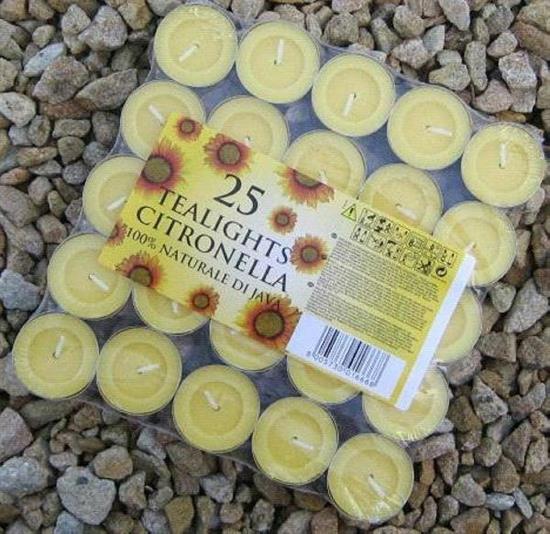 CITRONELLA TEALIGHT 5 ORE CONF. 25PZ