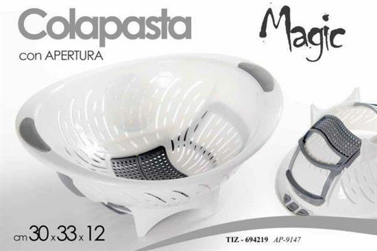 COLAPASTA IN PLASTICA CON APERTURA MAGIC 30X33X12CM