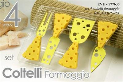 COLTELLO FORMAGGIO SET 4PZ