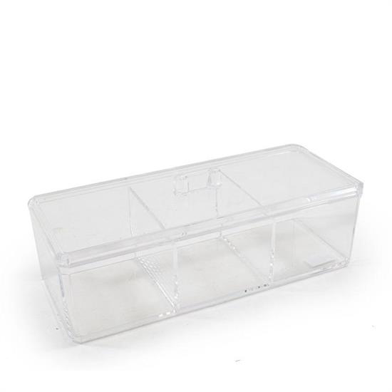 CONTENITORE PORTAOGGETTI IN PLASTICA 22,8 X 9,5 X H8,3 CM