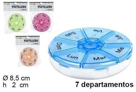 CONTENITORE PORTAPILLOLE SETTIMANALE 7SCOMPARTI