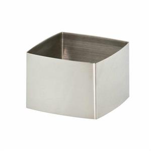 COPPAPASTA QUADRO SET 2PZ ACCIAIO INOX 18/10 6,5X6,5XH4,5CM