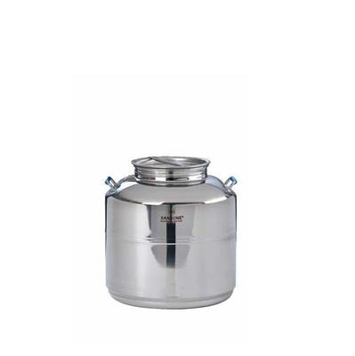 BIDONE SANSONE LT.30 SENZA PREDISPOSIZIONE INOX 18.