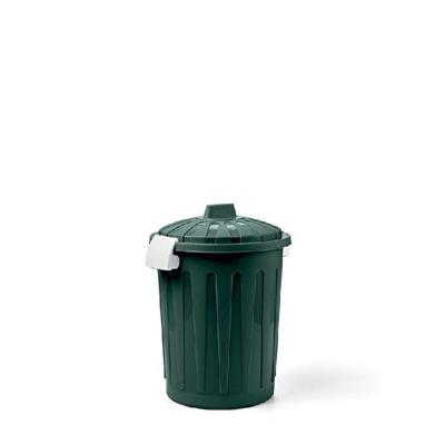 BIDONE PATTUMIERA CON COPERCHIO 50 LT VERDE BOSCO