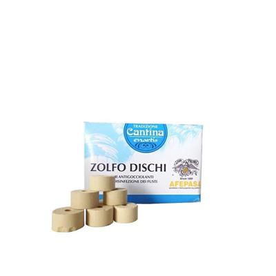 DISCHI ZOLFO ANTIGOCCIOLANTI PER DISINFEZIONE DEI FUSTI 1KG