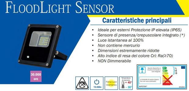 FARO IMPERIA LED CON SENSORE