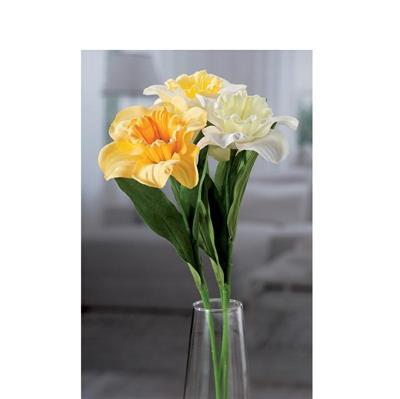 FIORE NARCISO 63 CM 3 COLORI ASS