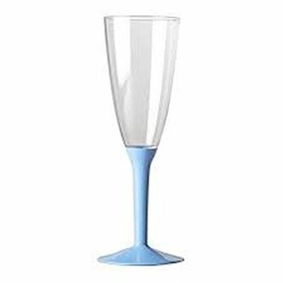 FLUTES CALICI GAMBO AZZURRO CONF. 6PZ