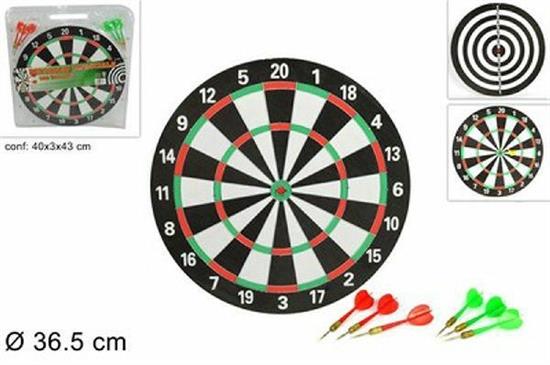 GIOCO BERSAGLIO CON 6 FRECCETTE 36,5CM