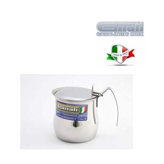 BRICCO BOMBATO C/COPERCHIO 1 TZ INOX ART.BBC1 GNALI