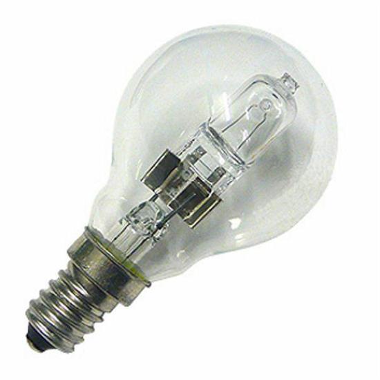 LAMPADINA ALOGENA A SFERA E14 42W 230V