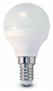 LAMPADINA SFERA P45 E27 5W 230V 500LUMEN OPALE