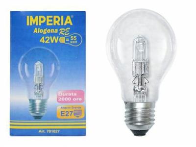 LAMPADINA RE GOCCIA E27 A55 42W 230V 2000H