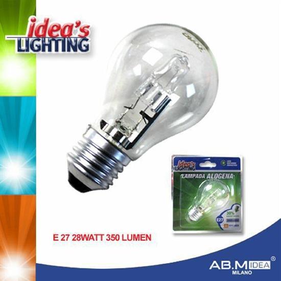 LAMPADINA ALOGENA E27 28W 350 LUMEN