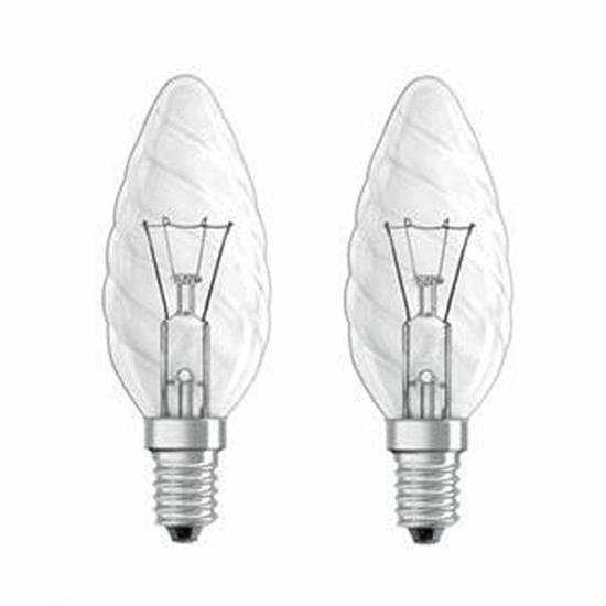 LAMPADINA TORTIGLIONE E14 CHIARE 25W 230V