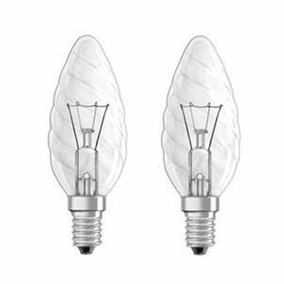 LAMPADINA TORTIGLIONE E14 CHIARE 40W 230V