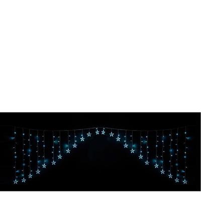 LUCI TENDA ARCO CON STELLE 215 LED ESTERNO BIANCO FREDDO