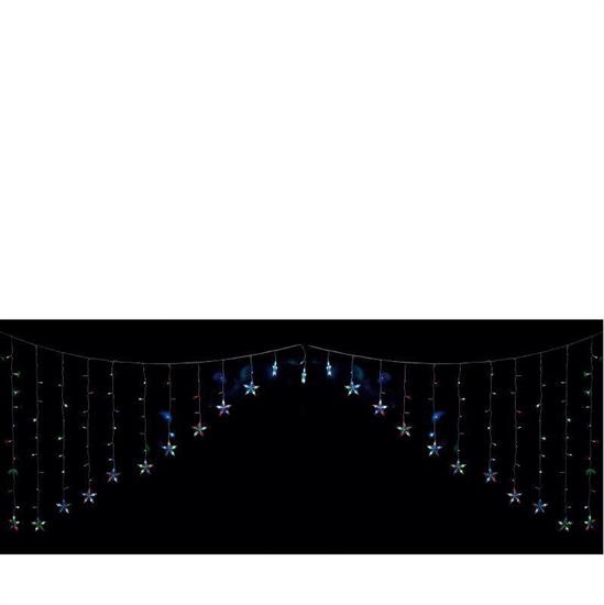 LUCI TENDA ARCO CON STELLE 215 LED ESTERNO MULTICOLOR