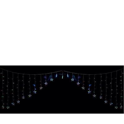 LUCI TENDA ARCO CON STELLE 215 LED ESTERNO MULTICOLOR