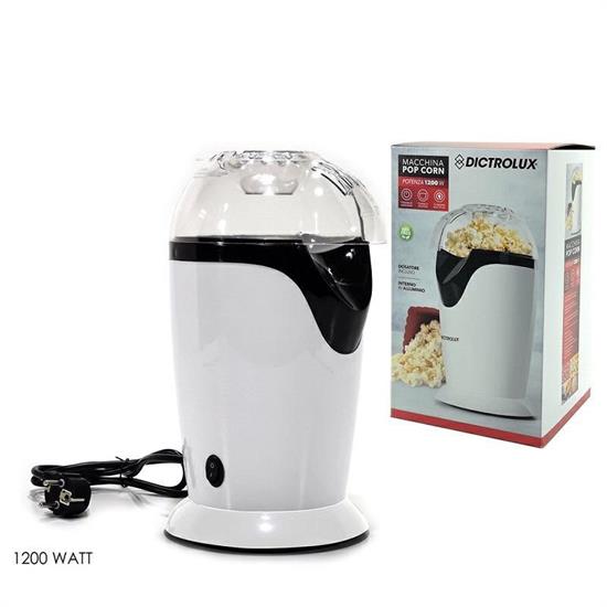 MACCHINA POP CORN 1200 W BIANCO