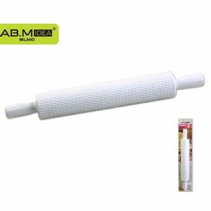 MATTARELLO PLASTIC ROLLING COL. BIANCO DECORO RIGHE