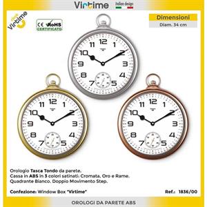 OROLOGIO ABS MODELLO TASCA TONDO COLORI ASS