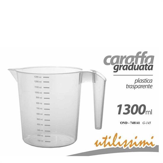 CARAFFA GRADUATA 1300 ML TRASPARENTE