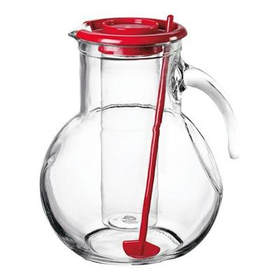 CARAFFA VETRO KUFRA 2 LT CON COPERCHIO BORMIOLI