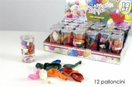 PALLONCINI SET 12PZ ASS.