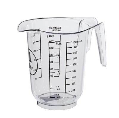 CARAFFA PLASTICA GRADUATA 1 LT