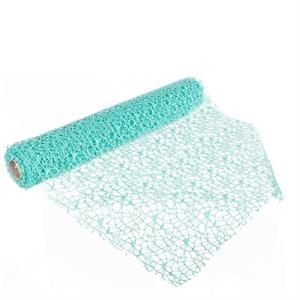 POLYCOTTON NET 48 CM X 4,5 METRI COLORE TIFFANY