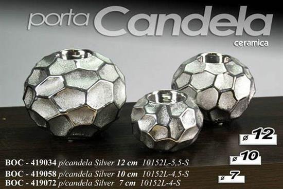 PORTACANDELA SILVER 12X12X9,5