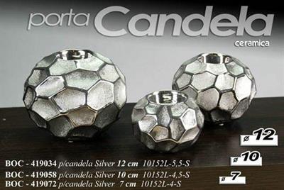 PORTACANDELA SILVER 12X12X9,5