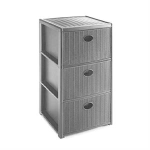 CASSETTIERA ELEGANCE 3 CASSETTI SLIM STONE GREY