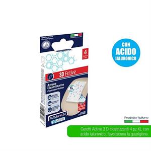 CEROTTO ACTIVE CICATRIZZANTE CON ACIDO IALURONICO CONF. 4 PZ