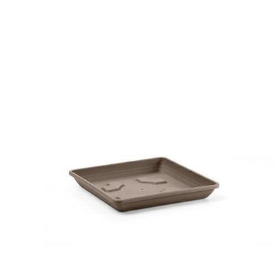 SOTTOVASO QUADRATO 12CM COLORE AVANA