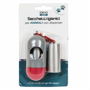 SACCHETTI IGIENICI PER ANIMALI CON DISPENSER