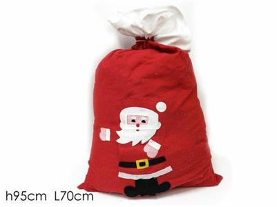 SACCO MAXI CON BABBO NATALE 95CM