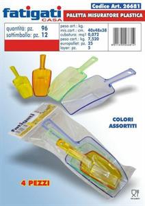 SESSOLA IN PLASTICA CONF. 4PZ COLORI ASS.