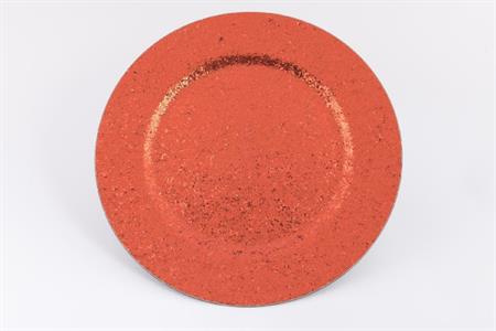 SOTTOPIATTO SHINY GLITTER ROSSO D.33CM