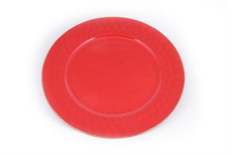 SOTTOPIATTO ROMBUS IN PLASTICA D.33CM COLORE ROSSO