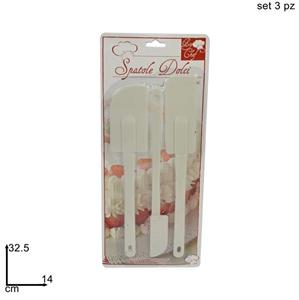 SPATOLA PER DOLCI SET 3 PZ