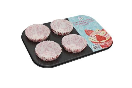 STAMPO DROP MUFFIN CON PIROTTINI CARTA 6 POSTI