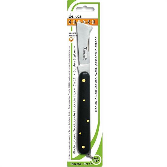 COLTELLO INNESTO ACCIAIO INOX LINEA GARDEN 17 CM