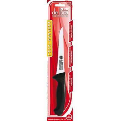 COLTELLO DISOSSO INOX MANICO PLASTICA 14 CM