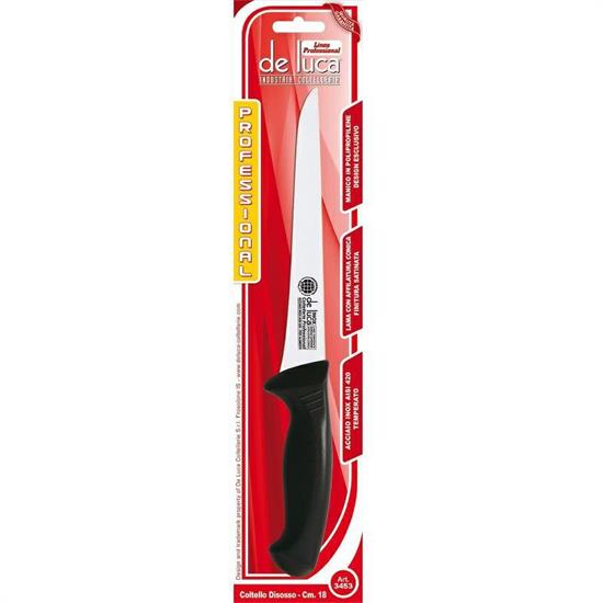 COLTELLO DISOSSO INOX MANICO PLASTICA 18 CM