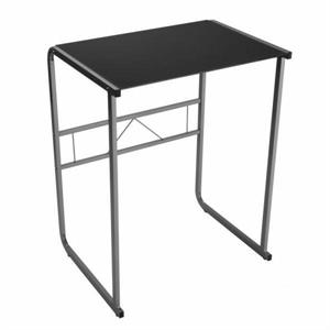 TAVOLINO IN ALLUMINIO CON RIPIANO 56X40X72,5CM COLORE NERO