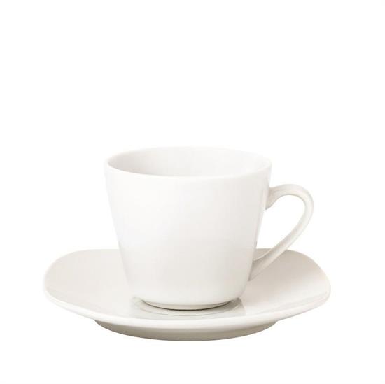 TAZZA CAFFE' CON PIATTINO CONF. 6 PZ ZEN BIANCO