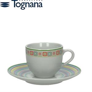 TAZZA CAFFE' CON PIATTINO CONF. 6 PZ OLIMPIA DAYANA