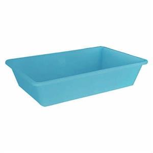 VASCHETTA RETTANGOLARE AZZURRA PER ALIMENTI 51 X 34 X H11 CM